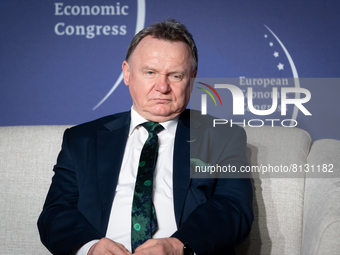 Ireneusz Merchel (Chairman of the Board, PKP Polskie Linie Kolejowe SA) during the European Economic Congress in Katowice, Poland on April 2...