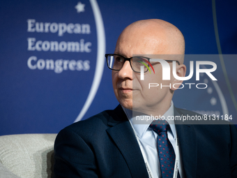 Marek Staszek (CEO, DB Cargo Polska) during the European Economic Congress in Katowice, Poland on April 25, 2022 (