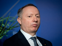 Marek Chraniuk( Chairman of the Board, PKP Intercity SA) during the European Economic Congress in Katowice, Poland on April 25, 2022 (