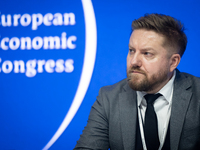 Bartosz Fedurek (Project Director, Offshore rsted Polska) during the European Economic Congress in Katowice, Poland on April 25, 2022 (