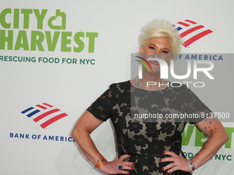 NEW YORK, NEW YORK - APRIL 26: Anne Burrell attends the City Harvest Presents The 2022 Gala: Red Supper Club at Cipriani 42nd Street on Apri...
