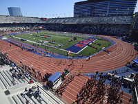 Athletes return to Franklin Field to compete in the running of annual Penn Relays Carnaval, in Philadelphia, PA, USA on April 28, 2022 (Phot...