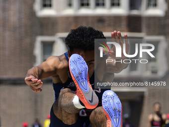 Athletes return to Franklin Field to compete on the second day of the running of annual Penn Relays Carnaval, in Philadelphia, PA, USA on Ap...