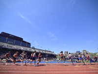 Athletes return to Franklin Field to compete on the second day of the running of annual Penn Relays Carnaval, in Philadelphia, PA, USA on Ap...
