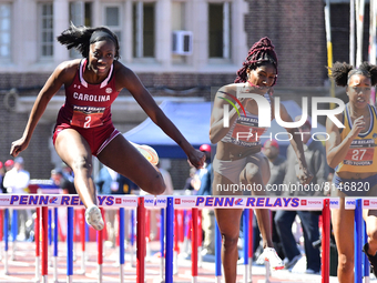 Athletes return to Franklin Field to compete in the running of annual Penn Relays Carnaval, in Philadelphia, PA, USA on April 29, 2022 (Phot...