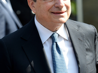 Italian Prime Minister Mario Draghi as he arrives for Verso Sud Meeting in Sorrento at the 1st edition of ”Verso Sud” organized by the Europ...