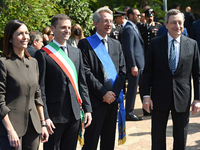 Mara Carfagna Italian Minister for Southern Italy and Territorial Cohesion, Massimo Coppola Mayor of Sorrento, Gaetano Manfredi Mayor of the...