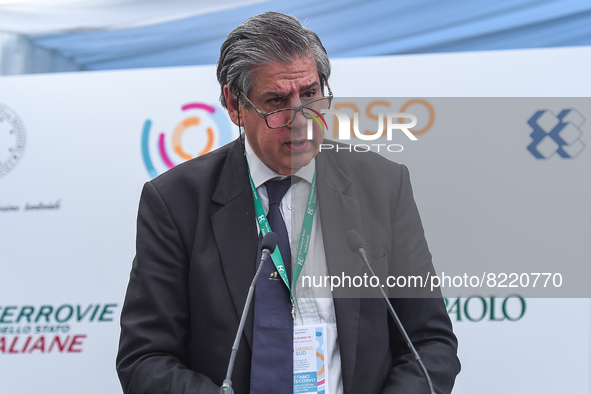 Stefano Pontecorvo former Senior Civilian Representative of NATO in Afghanistan at the 1st edition of ”Verso Sud” organized by the European...