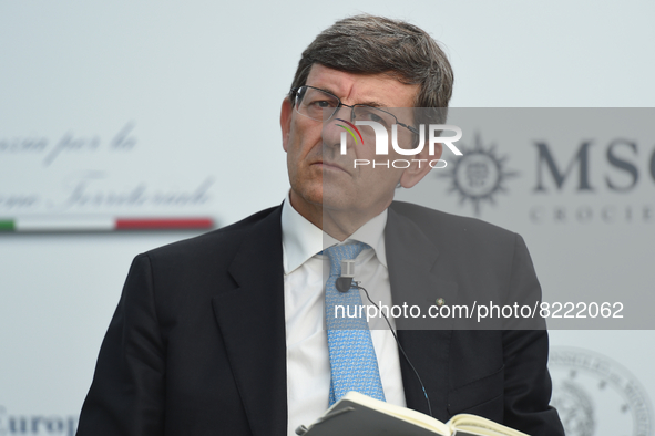 Vittorio Colao Italian Minister for Technological Innovation and Digital Transition at the 1st edition of ”Verso Sud” organized by the Europ...
