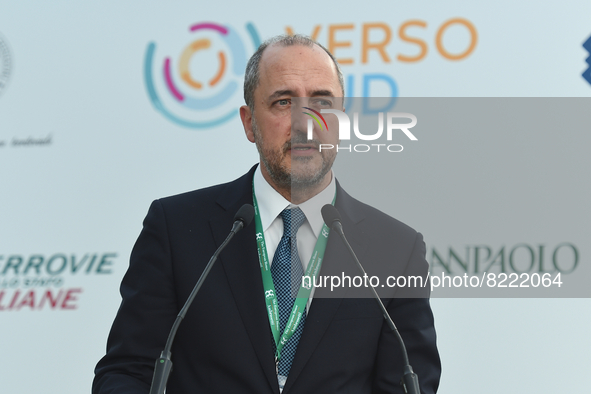 Manuel Besteiro Galindo President, General Assembly, Mediterranean Rail Freight Corridor at the 1st edition of ”Verso Sud” organized by the...