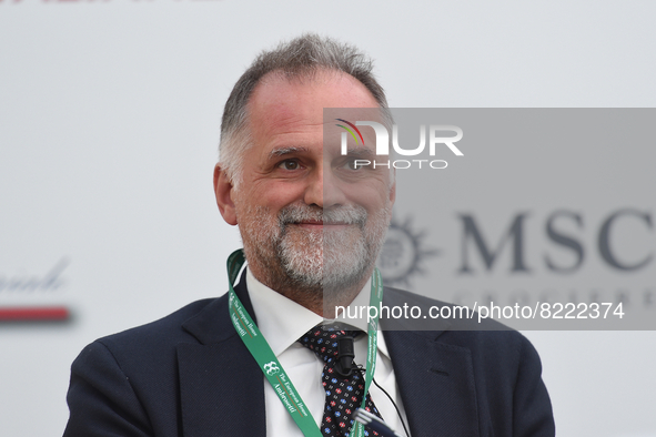 Massimo Garavaglia Italian Minister of Tourism at the 1st edition of ”Verso Sud” organized by the European House - Ambrosetti in Sorrento, N...