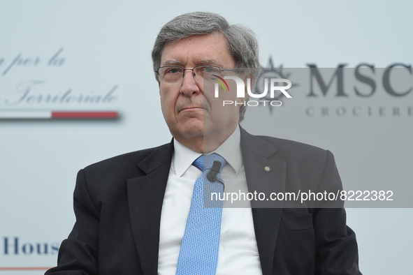 Enrico Giovannini Italian Minister of Sustainable Infrastructures and Mobility at the 1st edition of ”Verso Sud” organized by the European H...