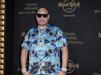 NEW YORK, NEW YORK - MAY 12: Fat Joe arrives at the grand opening of Hard Rock Hotel Times Square on May 12, 2022 in New York City. (