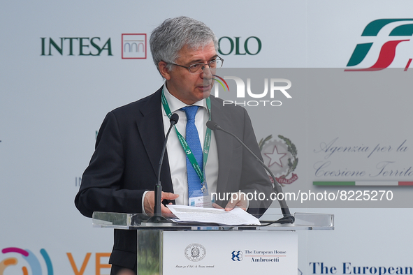 Daniele Franco Italian Minister of Economy and Finance at the 1st edition of ”Verso Sud” organized by the European House - Ambrosetti in Sor...