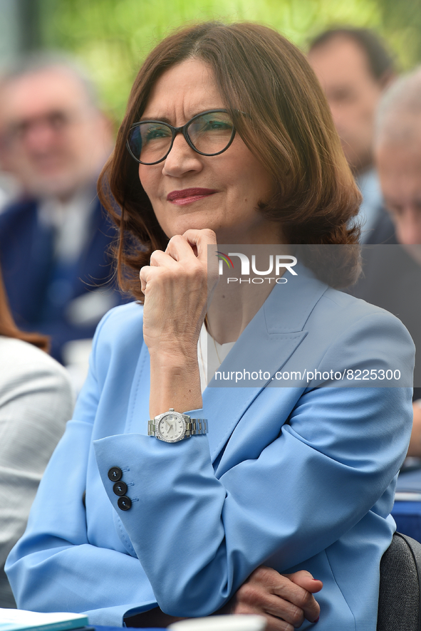Mariastella Gelmini Italian Minister for Regional Affairs and Autonomies at the 1st edition of ”Verso Sud” organized by the European House -...
