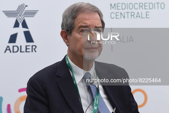 Nello Musumeci President, Sicilian Region at the 1st edition of ”Verso Sud” organized by the European House - Ambrosetti in Sorrento, Naples...