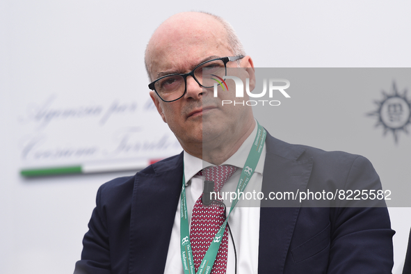 Donato Toma President, Molise Region at the 1st edition of ”Verso Sud” organized by the European House - Ambrosetti in Sorrento, Naples Ital...
