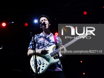 The Wombats performs in concert at Fabrique in Milan, Italy, on May 13 2022. The Wombats are an English indie rock band formed in Liverpool...