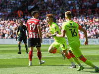 Jack Colback of Nottingham Forest celebrates after scoring a goal to make it 0-1 during the Sky Bet Championship Play-Off Semi-Final 1st le...