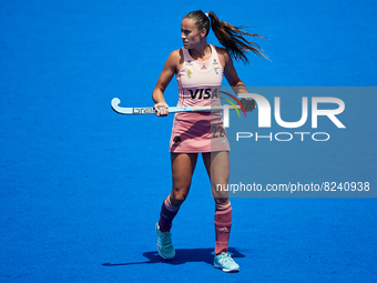 Eugenia Trinchinetti looks on during the FIH Hockey Pro League Women game between Spain and Argentina at Estadio Betero, May 15, 2022, Valen...