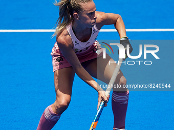 Victoria Sauze of Argentina in action during the FIH Hockey Pro League Women game between Spain and Argentina at Estadio Betero, May 15, 202...