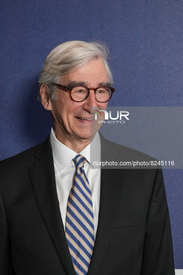 NEW YORK, NEW YORK - MAY 16: Sam Waterson attend the 2022 NBCUniversal Upfront at Mandarin Oriental Hotel on May 16, 2022 in New York City. 