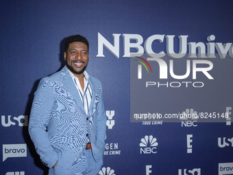 NEW YORK, NEW YORK - MAY 16:  Jocko Simms attend the 2022 NBCUniversal Upfront at Mandarin Oriental Hotel on May 16, 2022 in New York City....