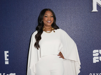 NEW YORK, NEW YORK - MAY 16: Garcelle Beauvais attend the 2022 NBCUniversal Upfront at Mandarin Oriental Hotel on May 16, 2022 in New York C...