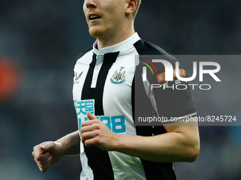  Matt Targett of Newcastle United looks on during the Premier League match between Newcastle United and Arsenal at St. James's Park, Newcast...
