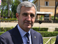 Marco De Paola President of FISE during the press conference for the presentation of the 89° CSIO di Roma Piazza di Siena - Master d'Inzeo,...