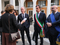 Luca Zaia  during the ceremony for the 800th anniversary of the University of Padua, in Padua, Italy, on May 19, 2022. (