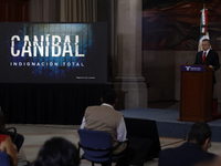 Mexico's Supreme Court Chief Justice, Arturo Zaldvar, presents a Cannibal, total indignation TV series about the case of the Atizapn femicid...