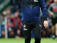 Newcastle United manager Eddie Howe  during the Premier League match between Burnley and Newcastle United at Turf Moor, Burnley on Sunday 22...