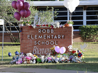 Robb Elementary School in Uvalde, Texas, May 25, 2022.  (