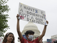  Demonstrators hold a rally about violence, crime and mass shooting during Gun Safty press conference, today on May 26, 2022 at Senate Swamp...
