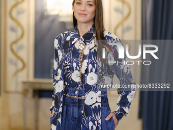 Marion Cotillard attends the 'Juana de Arco' photocall presentation at the Royal Theatre on June 01, 2022 in Madrid, Spain.  (