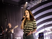 Sigrid performs live at Santeria Toscana 31 on June 1, 2022 in Milan, Italy. (