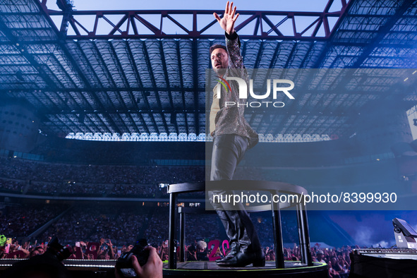 Cesare Cremonini in concert at Stadio Giuseppe Meazza in San Siro in Milano, Italy, on June 13 2022.  