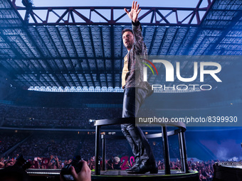 Cesare Cremonini in concert at Stadio Giuseppe Meazza in San Siro in Milano, Italy, on June 13 2022.  (