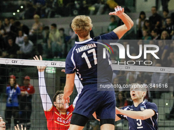 timo tammemaa during the european championships man  match between france and estonia at palavela on october 10, 2015 in torino, italy.  (