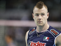 ivan zaytsev before the european championships man  match between italia and croatia at palavela on october 10, 2015 in torino, italy.  (