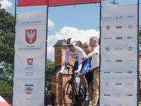 Maciej Bodnar during the Cycling Polish Championships in Leoncin, Poland, on June 22, 2022. (