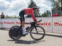 Daniel Staniszewski during the Cycling Polish Championships in Leoncin, Poland, on June 22, 2022. (
