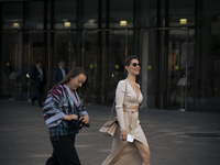 Street Style Moscow Fashion Week 22 June 2022, Moscow, Russia (