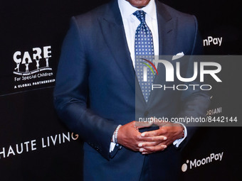 Mayor of New York City Eric Adams arrives at the 1st Annual 'Moonlight Gala' Benefiting CARE - Children With Special Needs held at Casa Cipr...