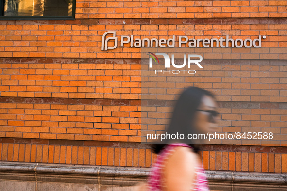 NEW YORK, NY - JUNE 25: A Planned Parenthood location is seen on June 25, 2022 in New York City. Supreme Court's decision in the Dobbs v Jac...