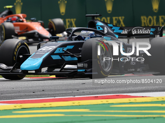 Roy Nissany during the Formula 2 practice session in Spielberg, Austria on July 8, 2022. (