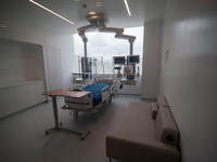 An ICU unit built for privacy and family accompaniment seen during the inauguration of the CTIC (Treatment and Investigation on Cancer Centr...