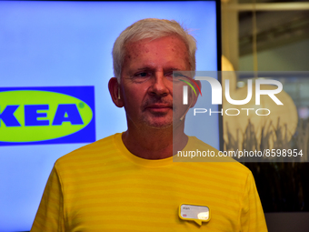 Alan Buckle, Customer Meeting Point Manager, Ikea R City Mall seen at store launch.The world's leading Swedish home furnishing retailer ope...