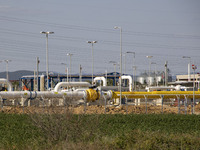 Exterior view of the natural gas pipeline supply Interconnector Greece Bulgaria IGB, inaugurated on July 8, 2022 by the Greek and Bulgarian...